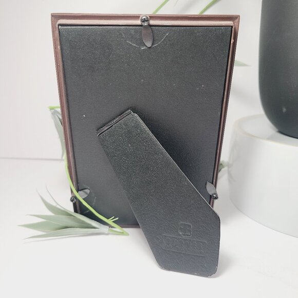 Burnes of Boston 4x6 Metal Picture Frame – Antique Silver with Green Patina Ivy - Picture 5 of 5